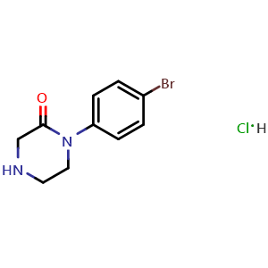 1-(4-Bromophenyl)piperazin-2-one hydrochloride