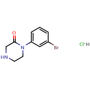 1-(3-Bromophenyl)piperazin-2-one hydrochloride