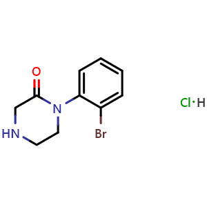 1-(2-Bromophenyl) piperazin-2-one hydrochloride