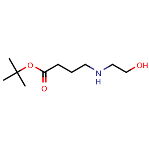 Chemical structure of 2-(N-Boc-propylamino)ethanol , CAS 152192-96-6, AChemBlock U104961