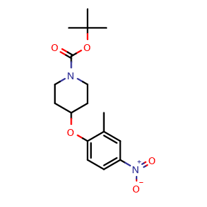 1N-Boc 4-(2'-methyl-4'-nitrophenoxy) piperidine
