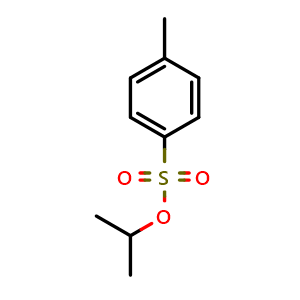 Chemical structure of Isopropyl 4-methylbenzenesulfonate , CAS 2307-69-9, AChemBlock U105033