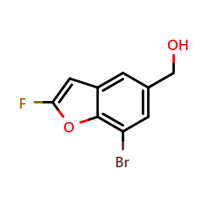 (7-Bromo-2-fluoro-benzofuran-5-yl)methanol