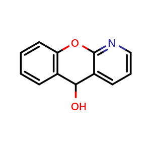 Chemical structure of 5H-chromeno[2,3-b]pyridin-5-ol , CAS 6722-09-4, AChemBlock U105148