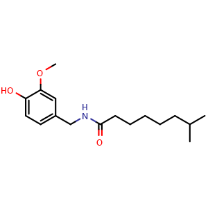 Chemical structure of Nordihydrocapsaicin , CAS 28789-35-7, AChemBlock U105191