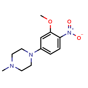 1-(3-Methoxy-4-nitrophenyl)-4-methylpiperazine