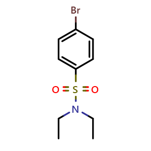 Chemical structure of 4-Bromo-N,N-diethylbenzenesulfonamide , CAS 90944-62-0, AChemBlock U105217
