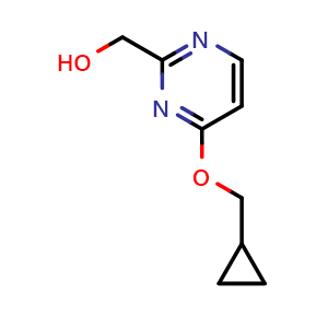 (4-(Cyclopropylmethoxy)pyrimidin-2-yl)methanol