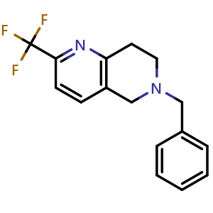 6-Benzyl-2-(trifluoromethyl)-5,6,7,8-tetrahydro-1,6-naphthyridine