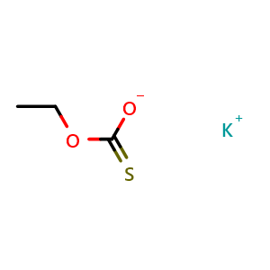 Chemical structure of Potassium o-ethylcarbonothioate , CAS 35832-93-0, AChemBlock U105396