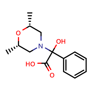 (2S,6s)-2,6-dimethylmorpholine;(2R)-2-hydroxy-2-phenyl-acetic acid