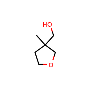 Chemical structure of (3-Methyloxolan-3-yl)methanol , CAS 15833-64-4, AChemBlock U105435