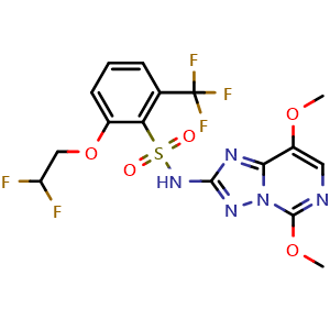 Chemical structure of Penoxsulam , CAS 219714-96-2, AChemBlock U105481