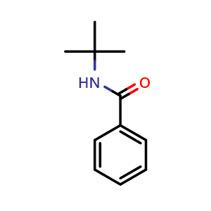 Chemical structure of N-tert-butylbenzamide , CAS 5894-65-5, AChemBlock U105497