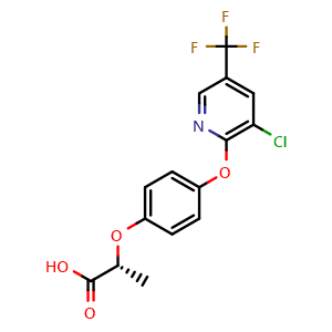 Chemical structure of Haloxyfop-P , CAS 95977-29-0, AChemBlock U105511