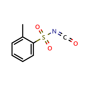 Chemical structure of 2-Toluenesulfonyl isocyanate , CAS 32324-19-9, AChemBlock U105517