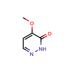 Chemical structure of 4-Methoxy-3(2H)-pyridazinone , CAS 38732-07-9, AChemBlock U105544