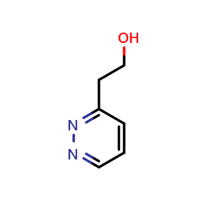 Chemical structure of 3-Pyridazineethanol , CAS 101479-62-3, AChemBlock U105545