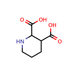 Chemical structure of 2,3-Piperidinedicarboxylic acid , CAS 17079-18-4, AChemBlock U105560
