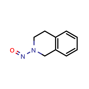 Chemical structure of 1,2,3,4-Tetrahydro-2-nitroso-isoquinoline , CAS 17721-96-9, AChemBlock U105574
