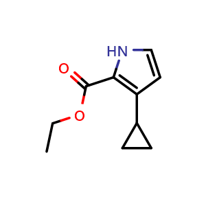 3-Cyclopropyl-1H-pyrrole-2-carboxylic acid ethyl ester