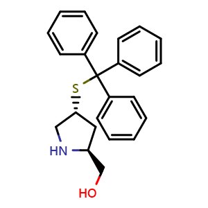 (2S,4R)-4-[(Triphenylmethyl)thio]-2-pyrrolidinemethanol