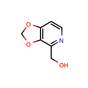 Chemical structure of 1,3-Dioxolo[4,5-c]pyridine-4-methanol , CAS 139645-23-1, AChemBlock U105758
