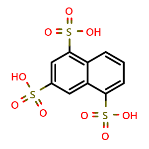 Chemical structure of Naphthalene-1,3,5-trisulphonic acid , CAS 6654-64-4, AChemBlock U105814