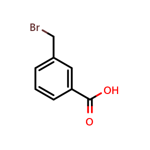 Chemical structure of 3-Carboxybenzyl bromide , CAS 6515-58-8, AChemBlock U105829