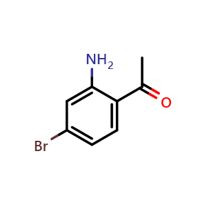 Chemical structure of 1-(2-Amino-4-bromophenyl)ethanone , CAS 123858-51-5, AChemBlock U105841