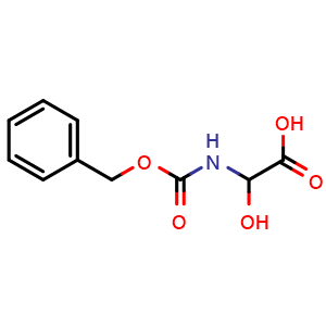 Chemical structure of N-Cbz-a-hydroxyglycine , CAS 56538-57-9, AChemBlock U105882