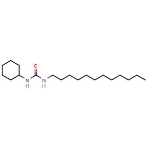 Chemical structure of N-cyclohexyl-N'-dodecylurea , CAS 402939-18-8, AChemBlock U105906