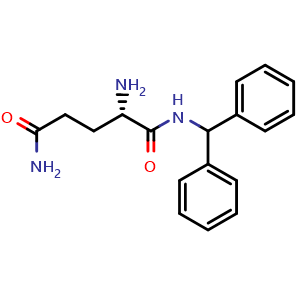 Chemical structure of (S)-2-amino-N1-benzhydrylpentanediamide , CAS 2429878-52-2, AChemBlock U105910