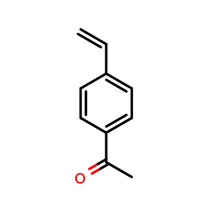 Chemical structure of 1-(4-Ethenylphenyl)ethan-1-one , CAS 10537-63-0, AChemBlock U105950