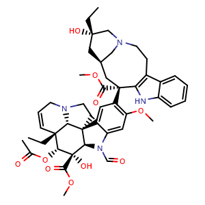 Chemical structure of Vincristine , CAS 57-22-7, AChemBlock U105971
