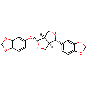Chemical structure of Sesamolin , CAS 526-07-8, AChemBlock U105976