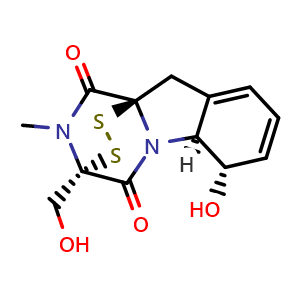 Chemical structure of Gliotoxin , CAS 67-99-2, AChemBlock U106012