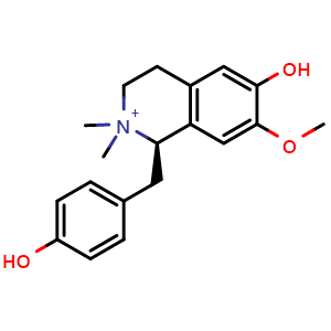 Chemical structure of Lotusine , CAS 6871-67-6, AChemBlock U106016