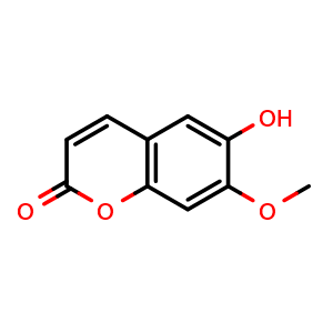 Chemical structure of Isoscopoletin , CAS 776-86-3, AChemBlock U106019