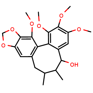 Chemical structure of Gomisin O , CAS 72960-22-6, AChemBlock U106031