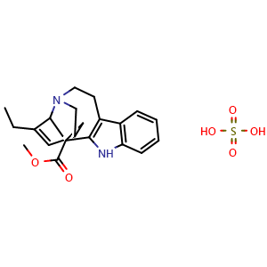 Chemical structure of Catharanthine Sulfate , CAS 70674-90-7, AChemBlock U106037