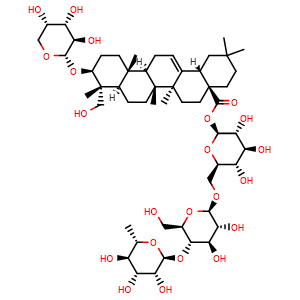 Chemical structure of Hederacoside D , CAS 760961-03-3, AChemBlock U106043