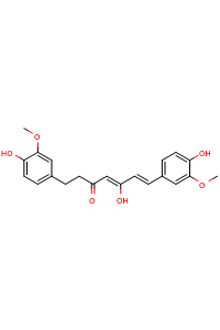 Chemical structure of Dihydrocurcumin , CAS 76474-56-1, AChemBlock U106045