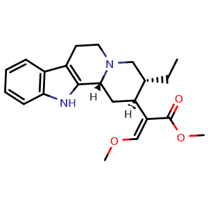 Chemical structure of Hirsutine , CAS 7729-23-9, AChemBlock U106047