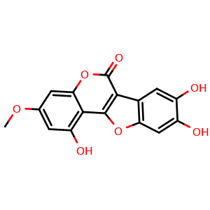 Chemical structure of Wedelolactone , CAS 524-12-9, AChemBlock U106050