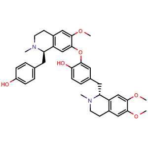 Chemical structure of Liensinine , CAS 2586-96-1, AChemBlock U106067