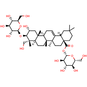 Chemical structure of Lucyoside B , CAS 91174-19-5, AChemBlock U106085