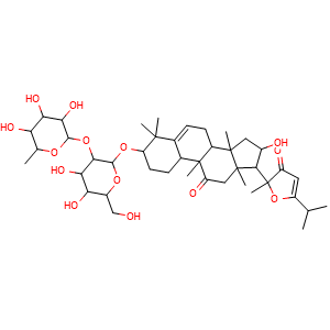 Chemical structure of Picfeltarraenin IB , CAS 97230-46-1, AChemBlock U106103