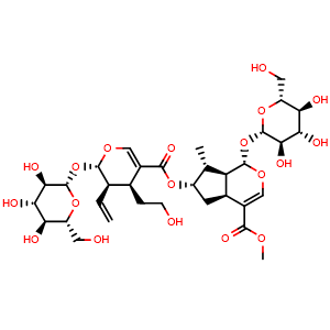 Chemical structure of Sylvestroside I , CAS 71431-22-6, AChemBlock U106117
