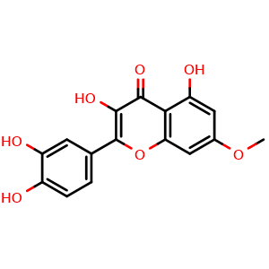 Chemical structure of Rhamnetin , CAS 90-19-7, AChemBlock U106129